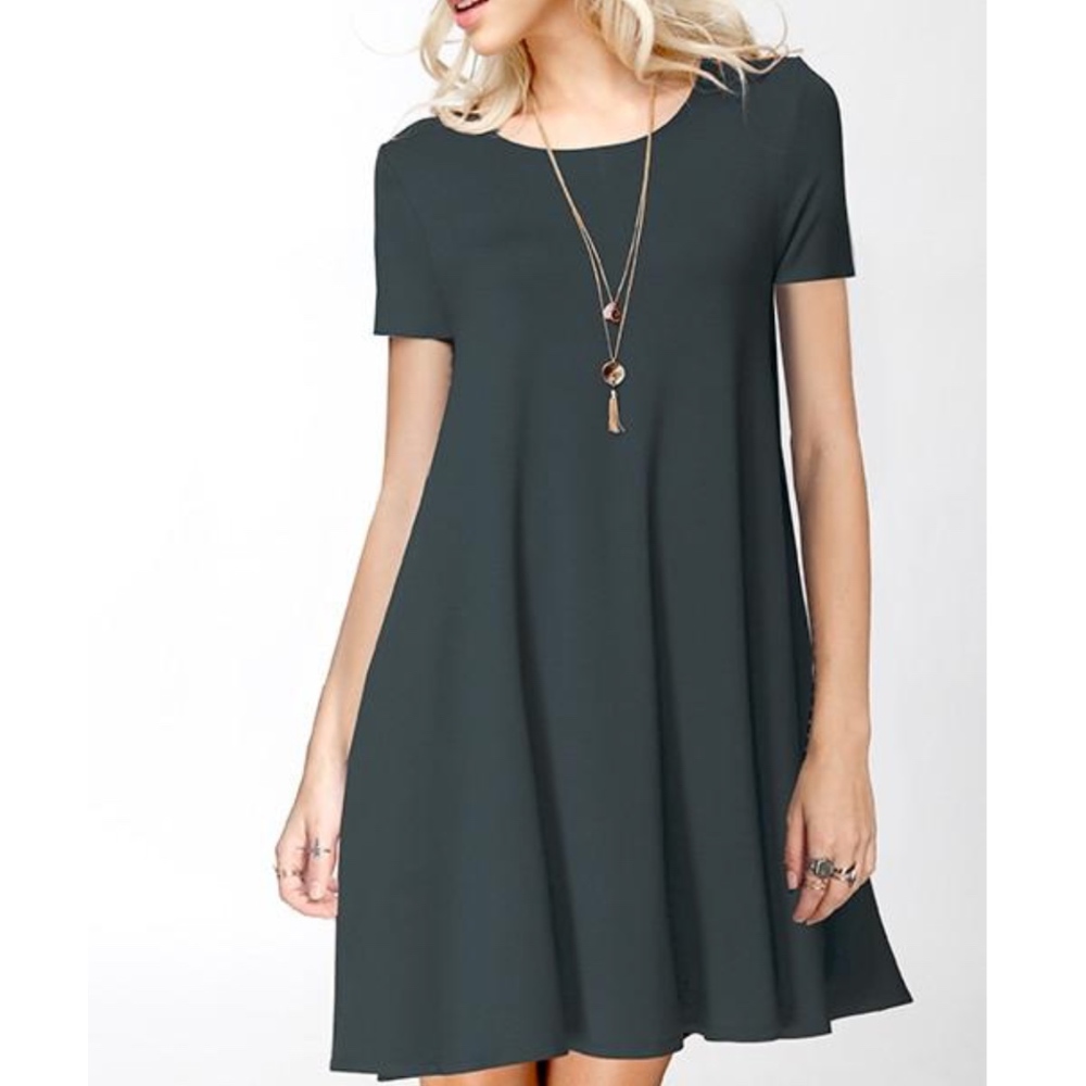 Black T-Shirt Dress